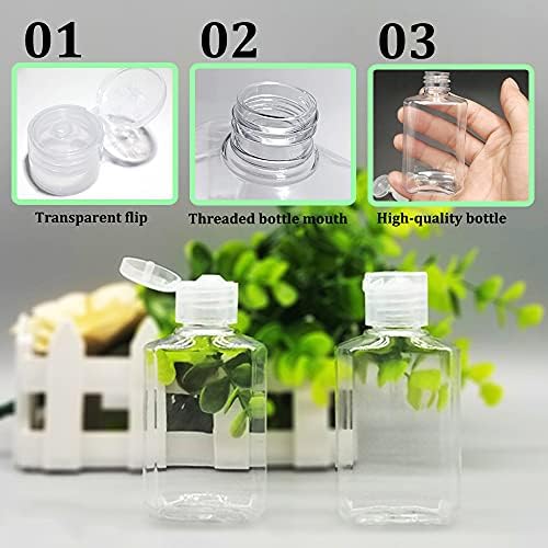Jnnzzggu 40 Pack 2 Oz Plastic Refillable Bottles - Image 5
