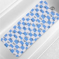 Bathtub Mat Non Slip 40x16 Inch Extra Long Bath Mat, Rustic Flowers Design by Denifeiya