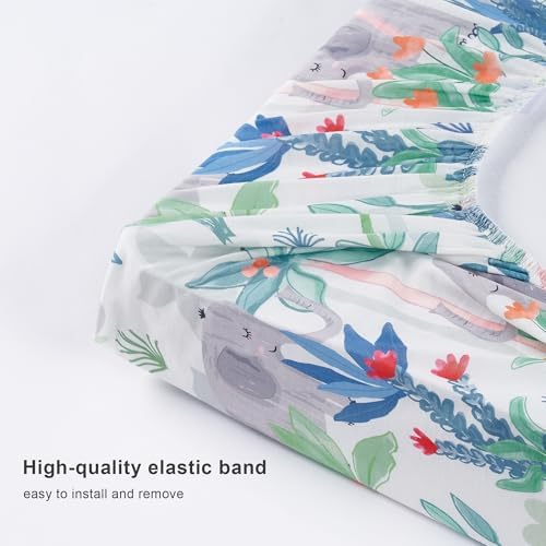 TILLYOU Baby Changing Pad Cover, Changing Table Cover - Image 5