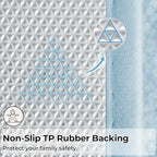 GRANNY SAYS Baby Blue Bathroom Rugs Set 2 Piece, Soft Microfiber Bath Mats - Image 4
