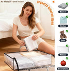 6 Packs 40L Clear Under Bed Storage Containers, Large Clothes Storage Bags - Image 5