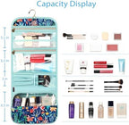 FINTIE Portable Toiletry Cosmetic Travel Bag Hanging Makeup Organizer - Image 6