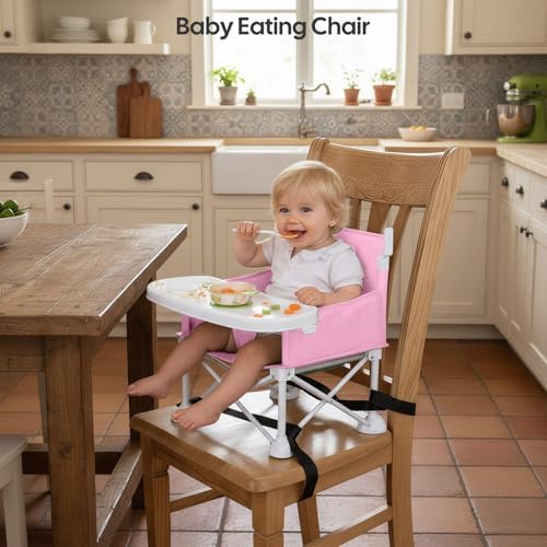 Cochildor 4-in-1 Portable Baby Chair, Foldable Toddler Booster Seat - Image 6