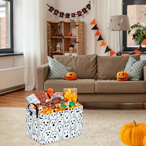 Halloween Box Hamper Storage Basket Collapsible Organizer Bin Gift Shelf Baskets - Image 5