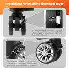 8Pcs Luggage Wheel Covers, Travel Accessories - Image 6