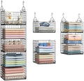 Yuyetuyo 5 Tier Closet Hanging Organizer and Storage Separable Hanging Closet by Yuyetuyo