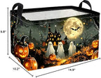 Essme Rectangular Halloween Basket, Kids Storage Bins Organizer - Image 2