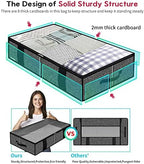 Onlyeasy Underbed Fabric Storage Bags Organizer - Image 4