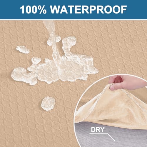 Smiry Waterproof Seat Covers for Dining Room Chairs - Image 3