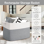 Goodpick 105L Extra Large Woven Rope Blanket Basket - Image 7