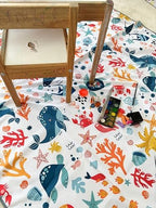 Waterproof High Chair Splat Mat – Machine Washable Floor & Table Protector - Image 6