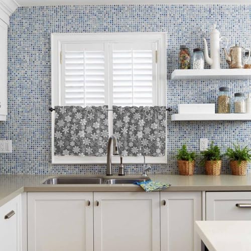 Vandarllin Christmas Kitchen Curtains and Valances Set - Image 5