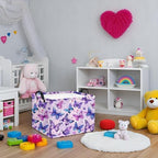Rectangular Butterfly Basket Baby Storage Basket Storage Bin Organizer Box Room - Image 4
