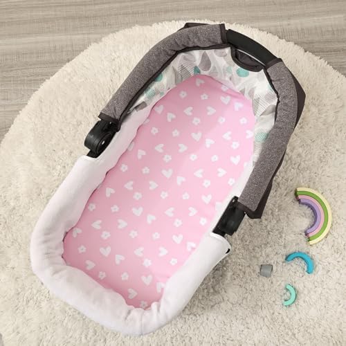 PHF 3 Pack Soft Bassinet Sheets, Butterfly Breathable Comfy Cradle Sheets - Image 6