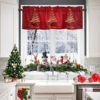 Vandarllin Christmas Tree Valance Curtains - Image 2