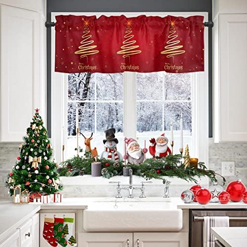 Vandarllin Christmas Tree Valance Curtains - Image 2