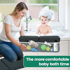 Comfortable Baby Bath Kneeler and Elbow Rest Pad Set, Thick Memory Foam Bath - Image 6