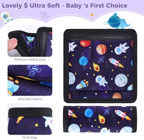COOLBEBE Car Seat Straps Shoulder Pads - Image 4