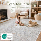 JOLLYVOGUE 6x9 Area Rugs for Living Room, Washable Rug - Image 3