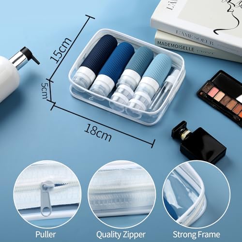 Mrsdry 16 Pack Travel Bottles Set, TSA Approved Leak Proof Silicone Squeezable - Image 5
