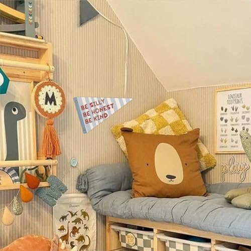 Kids Nursery Classroom Playroom Decor Be Kind Pennant Banner Flags - Image 5