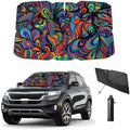 Windshield Sun Shade Umbrella for Car Foldable Umbrella Front Window Sunshade by Coricha