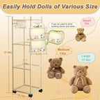 Thick&Thin Stuffed Animal Storage & Organizer, Wooden Zoo Toy Holder - Image 3