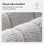 GRANNY SAYS Gray Bathroom Rug 16" x 24", Non-Slip Microfiber Bath Mat - Image 3