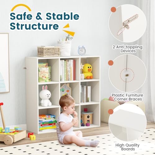 Costzon 9-Cube Toy Storage Organizer - Image 5