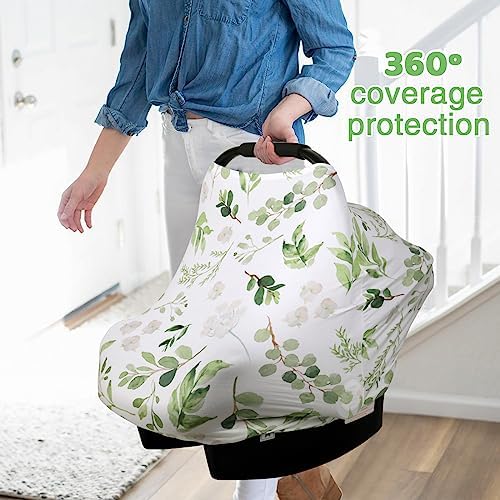 Nursing Cover Breastfeeding Scarf, Car Seat Covers - Image 3