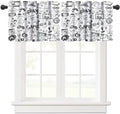 Valance Kitchen Curtains for Kitchen, 1 Panel by DDCBNS