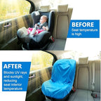 Bbto 2 Pcs Car Seat Sun Shade Covers Baby Heat Protector - Image 3