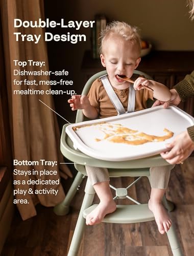 HARPPA Caspio Lite High Chair, 4-in-1 Baby Feeding Chair - Image 7