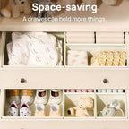 Vtopmart 12 Pack Baby Clothes Organizer, Foldable Fabric Drawer Bins - Image 5