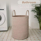 JMvicyroam 80L Cotton Rope Laundry Basket Hamper - Image 5