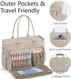 Bagstellar Teacher Tote Bag for Women, 15.6" Laptop Work Tote Computer Bag - Image 6
