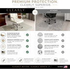 Tempered Glass Office Chair Mat - Image 4