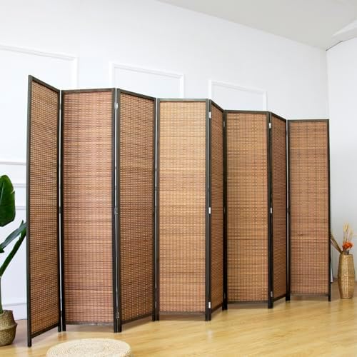 Furnnylane 8 Panel Bamboo Room Divider - Image 5