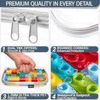 YQBRAO Clear Hard Shell Organizer Set - Image 5