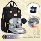 RUVALINO Diaper Bag Backpack, Large Capacity, Waterproof - Image 2