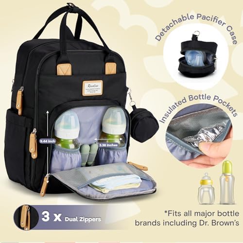 RUVALINO Baby Diaper Bag Backpack - Image 4