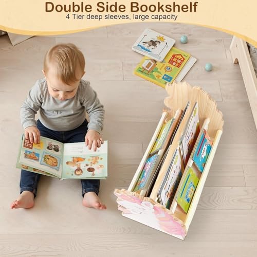 Toddler Bookshelf Double-Sided - Image 3