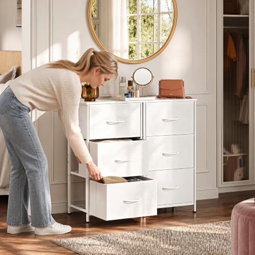 WLIVE Small Dresser Nightstand for Bedroom, 3 Drawers - Image 4