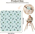 Basumee Splat Mat for Under High Chair, Waterproof & Mess-Proof Floor Mat - Image 6