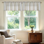 jinchan Linen Striped Kitchen Valances - Image 3