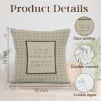 Retro Girl Nursery Throw Pillow Cover, Girl Nursery Decor, You'll Never Know - Image 7