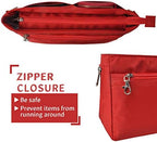 Vercord Expandable Nylon Handbag Purse Organizer Insert Liner Shaper Bag in Bag - Image 5