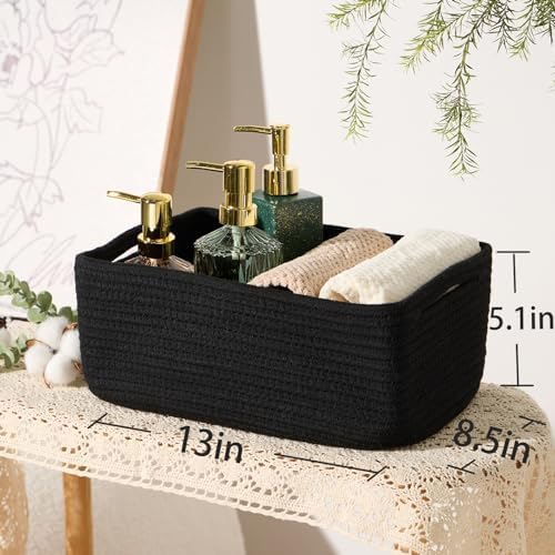 MiniArk Small Storage Baskets for Organizing | Closet Organizer Bins | Shelf - Image 3