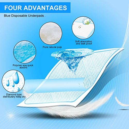 Disposable Changing Pad Liners Pack of 100 Baby Incontinence Changing Pads - Image 2