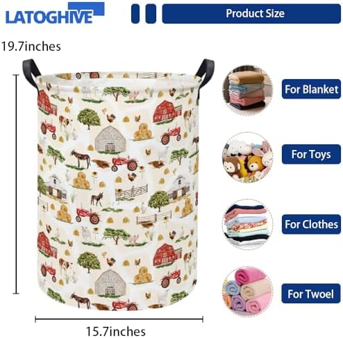 Baby Laundry Hamper kids laundry Basket Waterproof Storage Bin - Image 2
